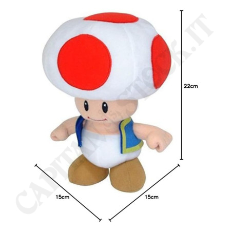 Acquista Nintendo Super Mario Toad Personaggio 32 cm a soli 19,99 € su Capitanstock 
