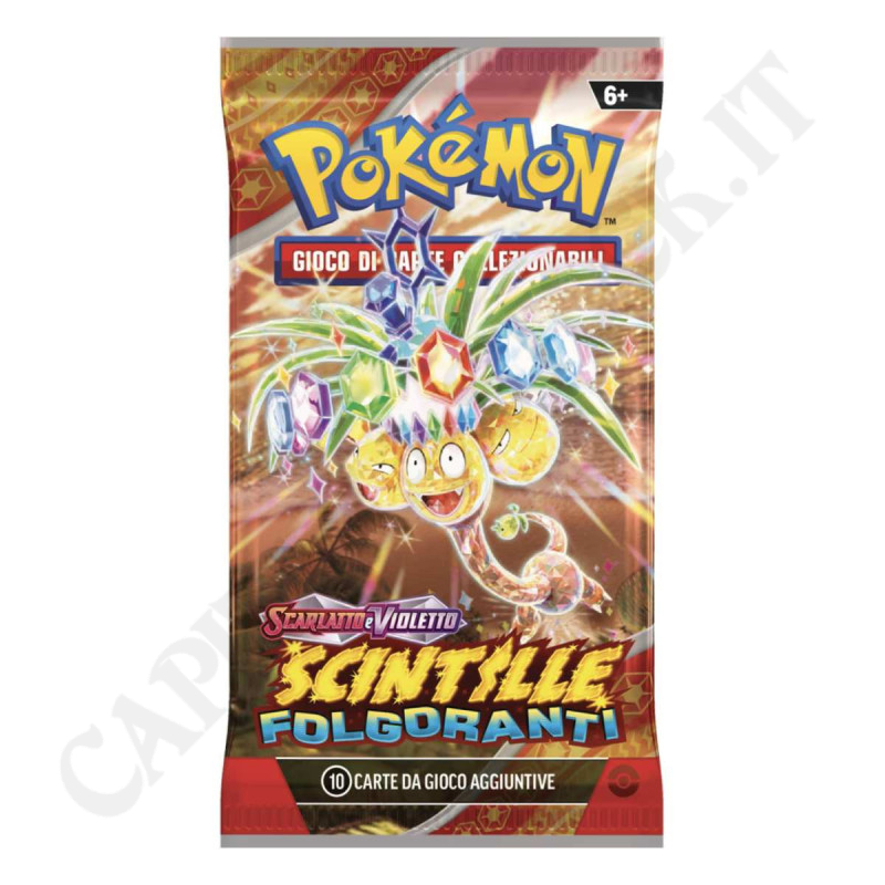 Acquista Pokémon Scarlatto e Violetto Scintille Folgoranti Bustina 10 Carte Aggiuntive - IT a soli 6,89 € su Capitanstock 