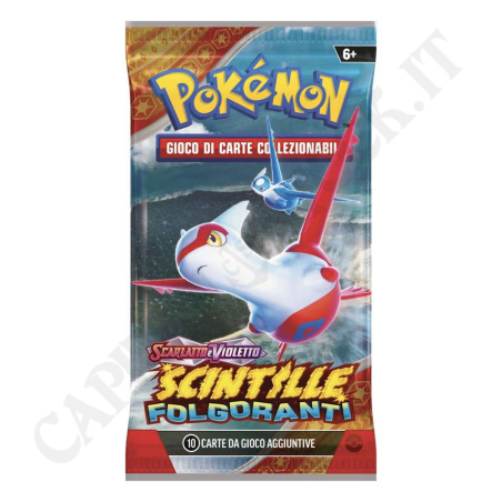 Acquista Pokémon Scarlatto e Violetto Scintille Folgoranti Bustina 10 Carte Aggiuntive - IT a soli 6,89 € su Capitanstock 