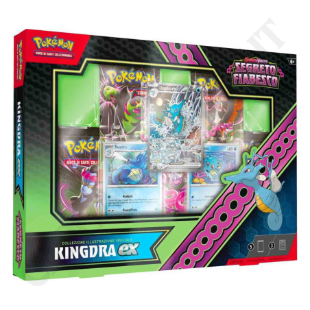 Acquista Pokémon Scarlatto e Violetto Segreto Fiabesco Kingdra Ex - Scatola Collezione Illustrazione Speciale IT- Lievi Imperfezioni a soli 54,90 € su Capitanstock 