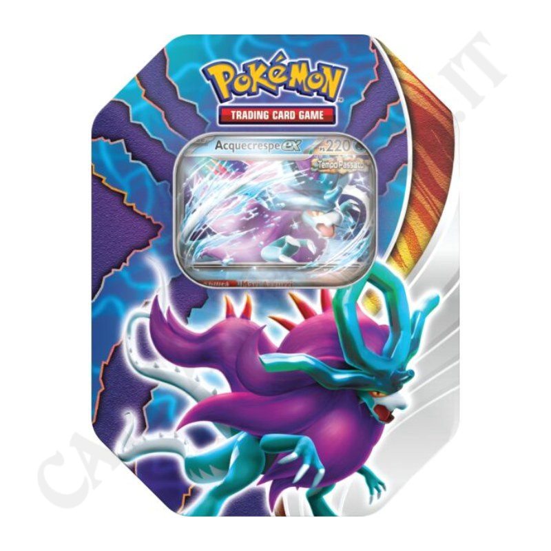 Pokémon Scarlet and Violet Paradoxical Clash Acquecrespe ex 220 Tin Box IT