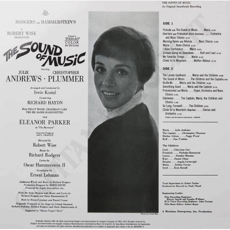 Buy The Sound Of Music Original Soundtrack Recording Vinyl at only €26.90 on Capitanstock