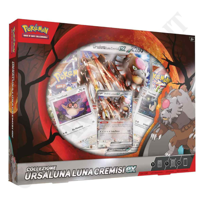 Pokémon Collection Box Ursaluna Crimson Moon Ex - IT Small Imperfections