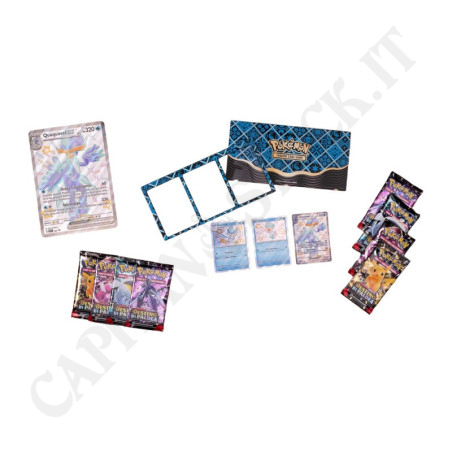 Acquista Pokémon Collezione Premium Quaquaval-ex Scarlatto e Violetto Destino di Paldea IT - Lievi Imperfezioni a soli 59,90 € su Capitanstock 