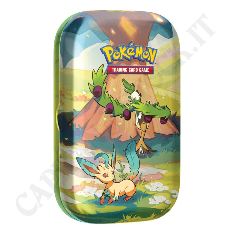 Pokémon - Sparkling Paldea Mini Tin Arboliva - Leafeon Pokémon - Sparkling Paldea Mini Tin Arboliva - Leafeon