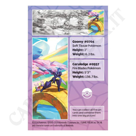 Acquista Pokémon Mini Tin Paldea Sfavillante Goomy e Ceruledge da Collezione a soli 12,90 € su Capitanstock 