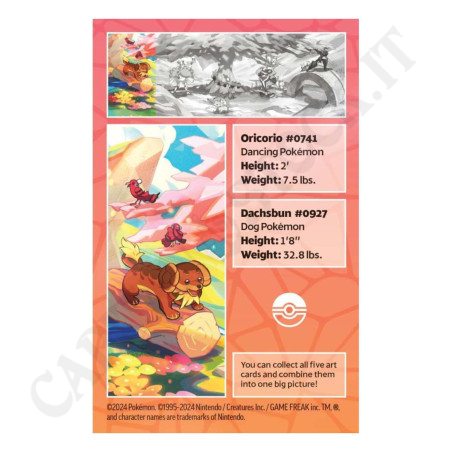 Acquista Pokémon Mini Tin Paldea Sfavillante Oricorio e Dachsburn da Collezione a soli 11,90 € su Capitanstock 