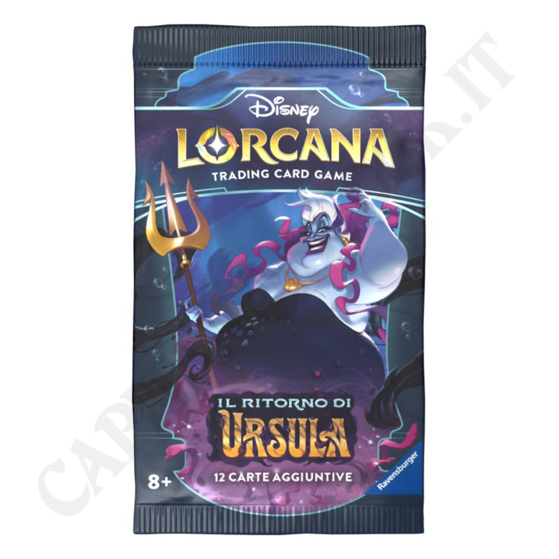 Acquista Disney Lorcana Il Ritorno di Ursula Booster Pack da 12 Carte IT a soli 5,69 € su Capitanstock 