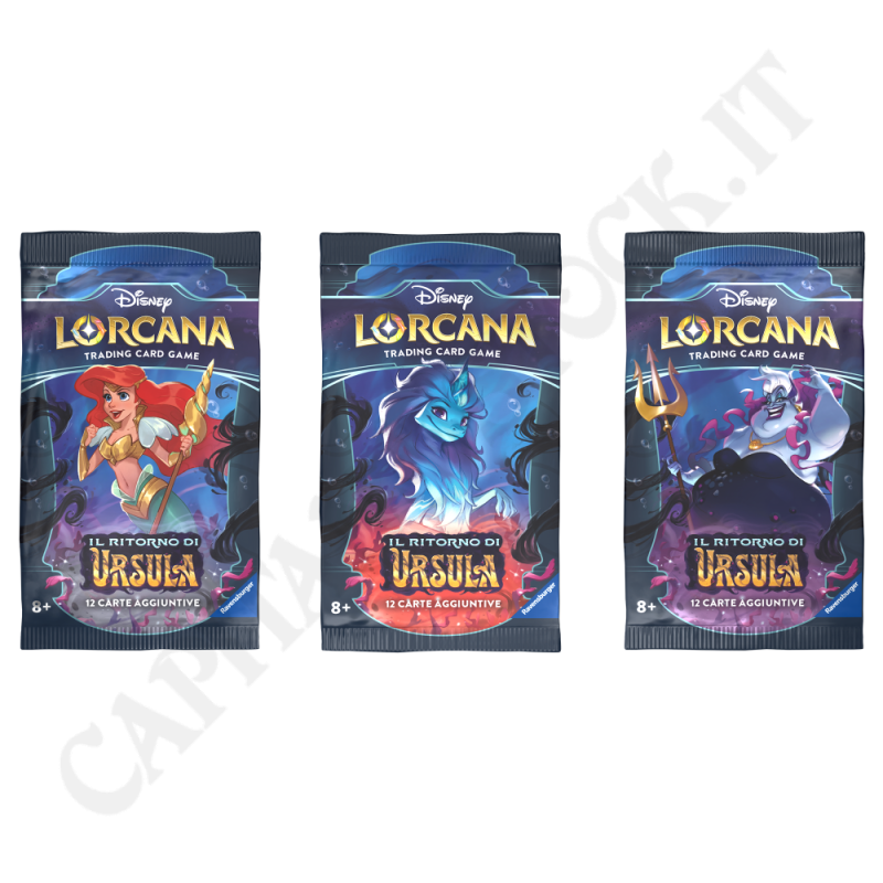 Disney Lorcana - The Ursula's Return - 12 Card Booster Pack IT