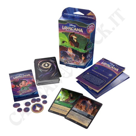 Buy Disney Lorcana Deck Shimmering Skies Emerald and Steel IT at only €15.60 on Capitanstock