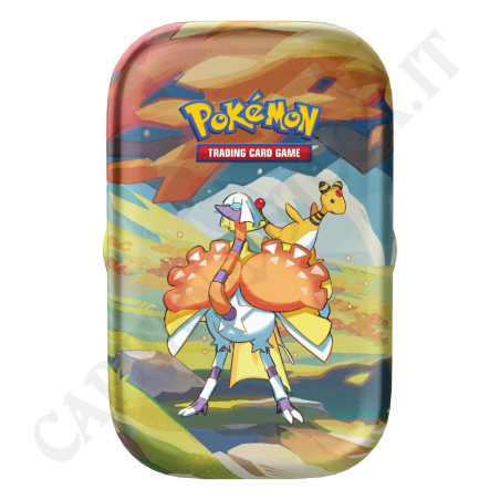 Buy Pokémon Complete Set 5 Mini Tins Scarlet and Violet Paldea Sparkling IT (Discounted) at only €59.60 on Capitanstock