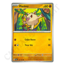 Buy Pokémon Mankey Card Ps60 G PAL IT 106/193 COMMON CARD - MINT - IT at only €0.19 on Capitanstock