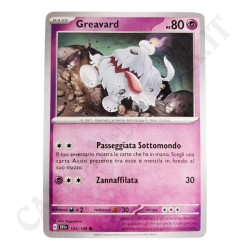 Buy Pokémon Greavard Card Ps80 G SVI IT 105/198 COMMON CARD - MINT - IT at only €0.19 on Capitanstock