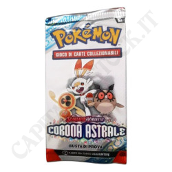 Acquista Pokémon Scarlatto e Violetto Corona Astrale Bustina di Prova 3 Carte IT a soli 2,19 € su Capitanstock 
