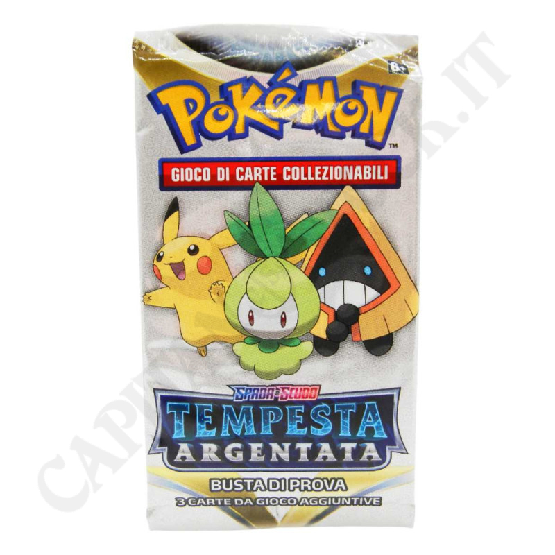 Pokémon Spada e Scudo Tempesta Argentata Bustina di Prova 3 Carte IT