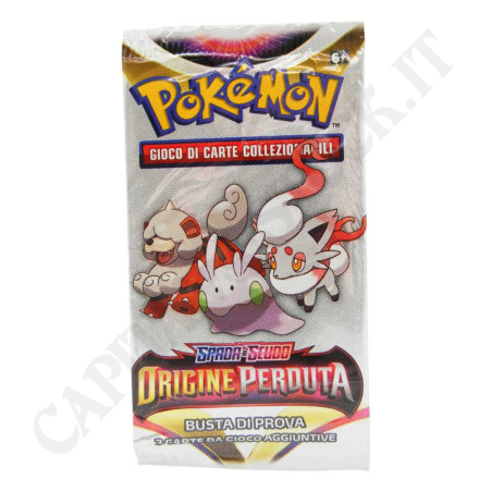 Acquista Pokémon Scudo e Spada Origine Perduta Bustina di Prova 3 Carte IT a soli 3,49 € su Capitanstock 