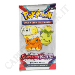 Acquista Pokémon Scarlatto e Violetto Bustina di Prova 3 Carte IT a soli 3,19 € su Capitanstock 