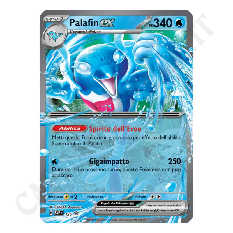 Pokémon Card Palafinex HP 340 H SVP EN 126 IT PROMO - MINT - IT Giant Card Pokémon Card Palafinex HP 340 H SVP EN 126 IT PROMO - MINT - IT Giant Card