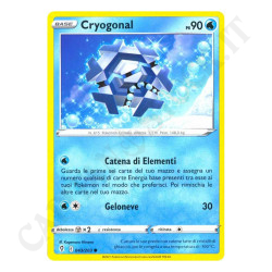 Pokémon Card Cryogonal HP 90 E 043/203. IT Common - MINT - IT In Original Flowpack Bag IT