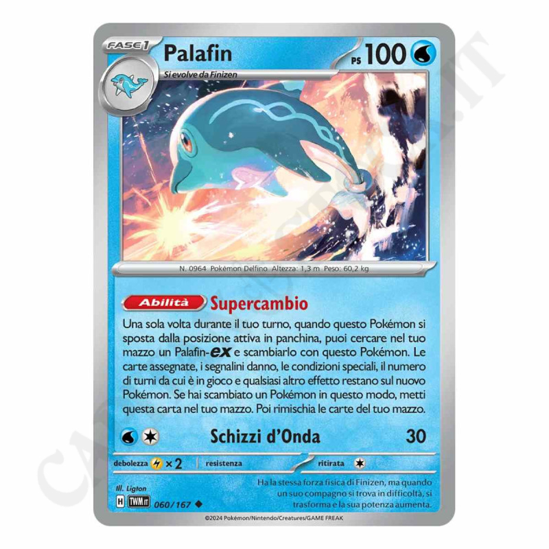 Pokémon Card Palafin HP100 H TWMIT 060/167 IT Non Common - MINT - IT