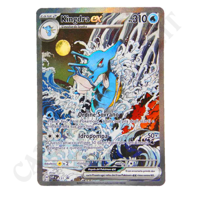 Pokémon Card Kingdra EX Hp310 H SVP IT 131 IT PROMO - MINT - IT