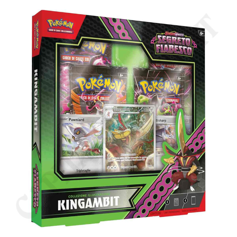 Pokémon Scarlatto Violetto Segreto Fiabesco Kingambit Collezione Illustrazione IT Pokémon Scarlatto Violetto Segreto Fiabesco Kingambit Collezione Illustrazione IT