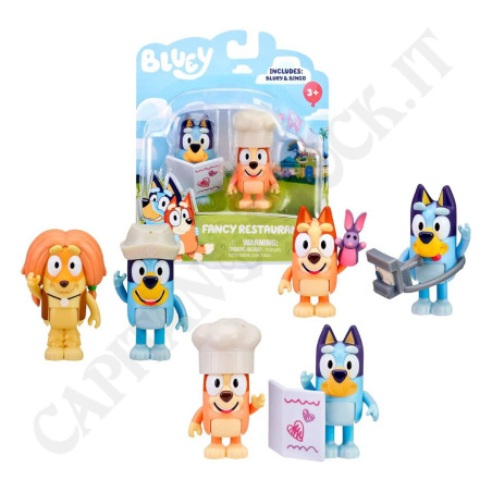 Buy Giochi Preziosi Bluey & Bingo 2 Characters Fancy Restaurant 3+ at only €11.99 on Capitanstock Buy Giochi Preziosi Bluey & Bingo 2 Characters Fancy Restaurant 3+ at only €11.99 on Capitanstock