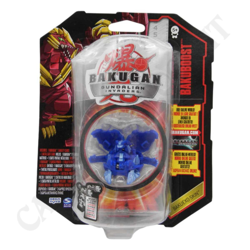 Bakugan Gundalian Invaders Bakuboost Bakuexo Skin  Rubanoid Blue Aquos
