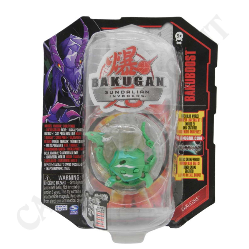 Bakugan Gundalian Invaders Bakuboost Bakucore Dharak Green