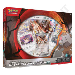 Pokémon Scatola Collezione Ursaluna Luna Cremisi Ex - IT Lievi Imperfezioni