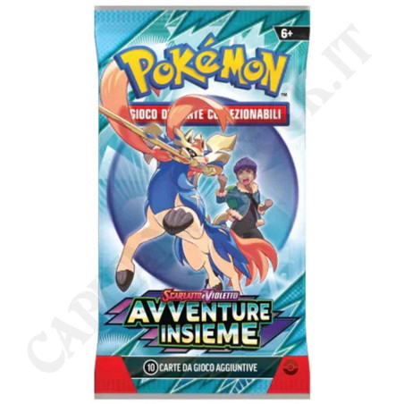 Acquista Pokémon Scarlatto e Violetto Avventure Insieme Bustina 10 Carte Aggiuntive IT a soli 5,69 € su Capitanstock 