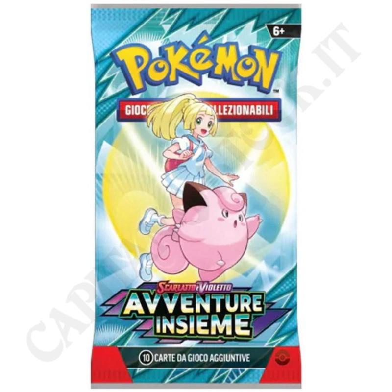 Acquista Pokémon Scarlatto e Violetto Avventure Insieme Bustina 10 Carte Aggiuntive IT a soli 5,69 € su Capitanstock 