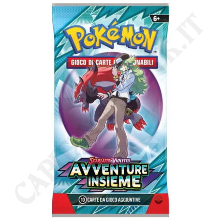 Acquista Pokémon Scarlatto e Violetto Avventure Insieme Bustina 10 Carte Aggiuntive IT a soli 5,69 € su Capitanstock 