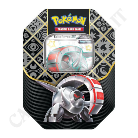 Buy Pokémon Scarlet and Violet Destiny of Paldea Solcoferreo Ex Ps 220 Tin Box IT - Inspected Product at only €28.99 on Capitanstock