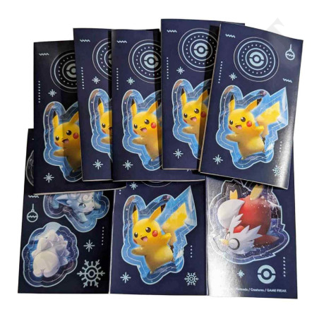 Acquista Pokémon Foglio Di Adesivi Colorati Calendario Delle Feste Box a soli 1,99 € su Capitanstock 