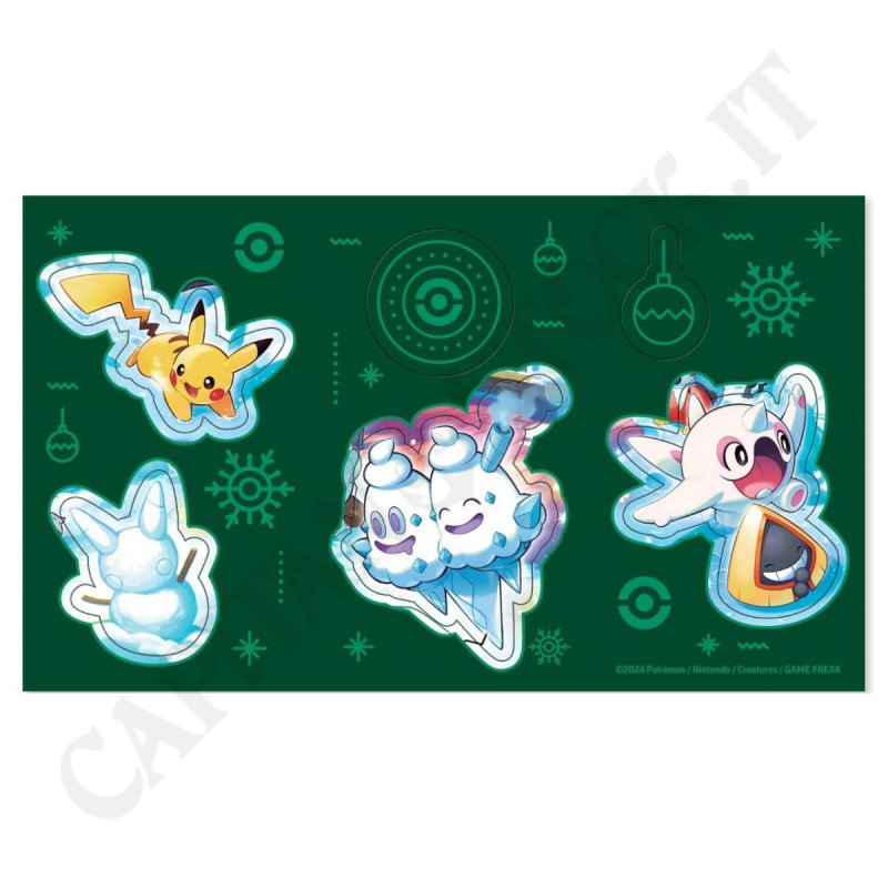 Pokémon Foglio Di Adesivi Colorati Calendario Delle Feste Box 20024 Pokémon Foglio Di Adesivi Colorati Calendario Delle Feste Box 20024