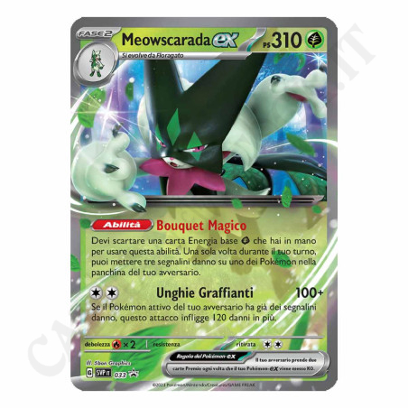 Acquista Pokémon Scarlatto e Violetto Meowscarada EX Ps 310 Tin con solo Carta Rara a soli 5,90 € su Capitanstock 