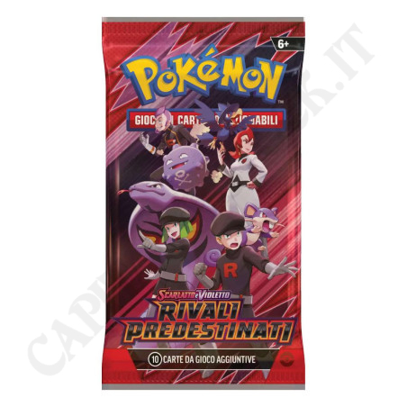 Acquista Pokémon Scarlatto e Violetto Rivali Predestinati Bustina 10 Carte Aggiuntive - IT a soli 7,20 € su Capitanstock 