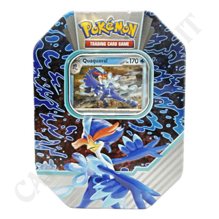 Acquista Pokémon Scarlatto e Violetto Quaquaval EX Ps 170 Tin con Solo Carta Rara a soli 5,90 € su Capitanstock 