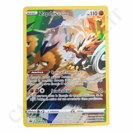 Buy Pokémon Sword and Shield Royal Zenith Tin Zapdos di Galar PS 110 IT - Tin with Rare Card only at only €6.90 on Capitanstock
