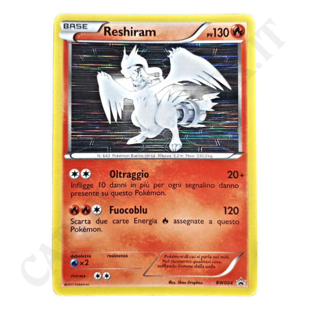 Acquista Pokémon Reshiram Tin Box PV 130 con Carta Rara + Bustina Singola Nero & Bianco - Packaging Rovinato a soli 26,50 € su Capitanstock 