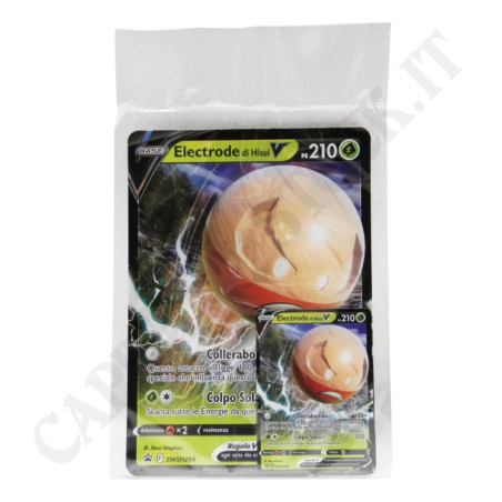 Buy Hisui's Electrode Pokémon V PS 210 Promotional Card + Giant Card + Electrode Card - IT at only €5.90 on Capitanstock