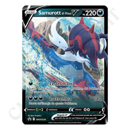 Buy Pokémon Samurott By Hisui V PS 220 Tin Box Rare Card only Second Choice at only €6.30 on Capitanstock