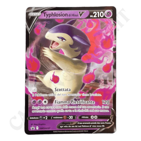 Buy Pokémon Typhlosion By Hisui V PS 210 Tin Box with Rare Card Only - Second Choice at only €6.30 on Capitanstock