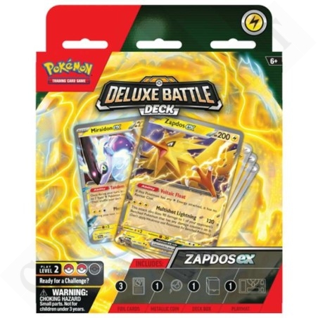 Buy Pokémon Mazzo Lotte Deluxe Zapdos Ex IT at only €20.90 on Capitanstock