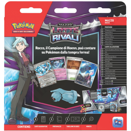 Acquista Pokémon Mazzo Lotte Tra Rivali - Rocco a soli 23,99 € su Capitanstock 