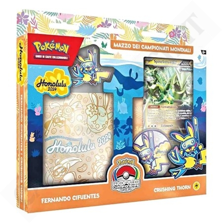 Buy Pokémon World Championships Deck 2024 Fernando Cifuentes - Crushing Thorn at only €19.50 on Capitanstock