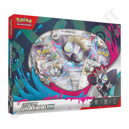 Acquista Pokémon Scatola Collezione Grafaiai-Ex PS 250 - Packaging Rovinato a soli 22,49 € su Capitanstock 