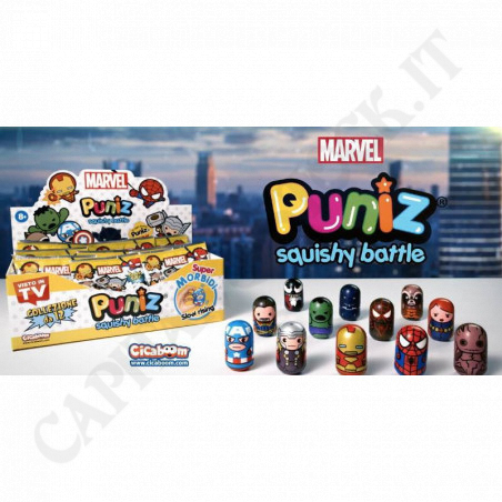 Acquista Marvel Puniz Squishy Battle Bustine a Sorpresa a soli 2,99 € su Capitanstock 