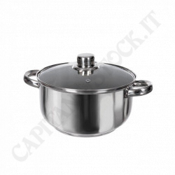Buy Stainless steel casserole 20 cm - Gusto Casa at only €8.12 on Capitanstock